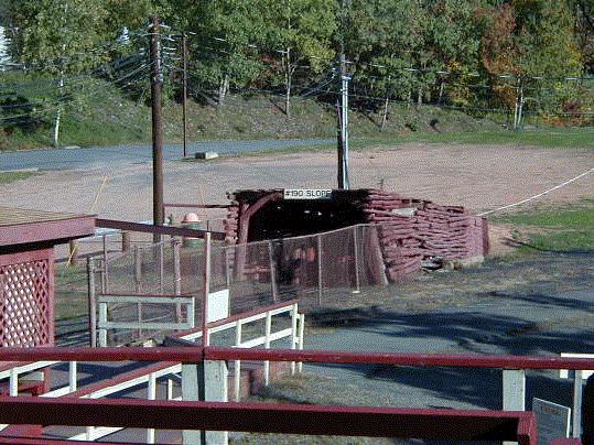 Portal of Continental Slope 190, the entrance to the Lackawanna Mine Tour